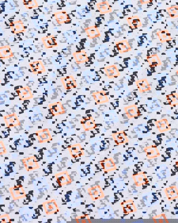 Lambretta Mens All Over Geometric Smart Classic Retro T-Shirt