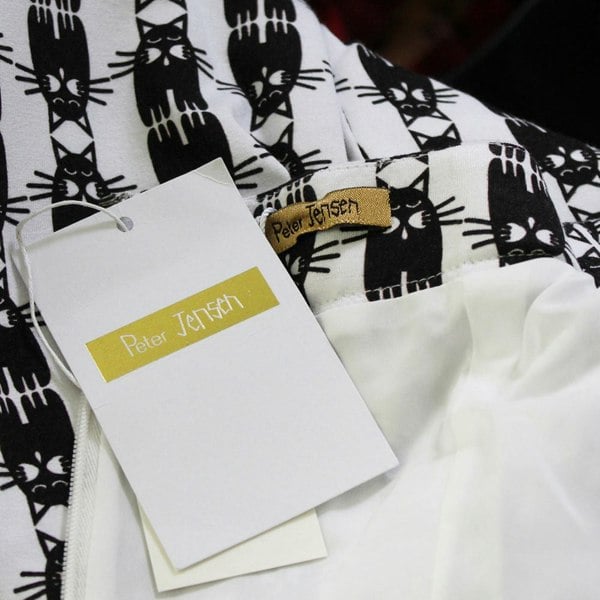 Peter Jensen Repeat Cat Print Pencil Skirt