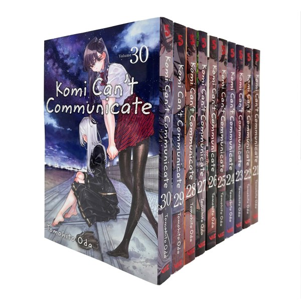 VIZ Media Komi Can't Communicate Collection Vol 21-30 Books Set By Tomohito Oda