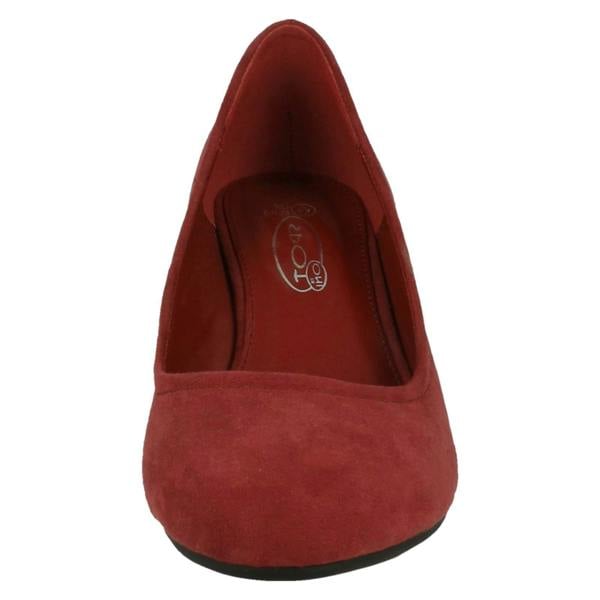 Spot On Ladies Spot On Wedge Pumps