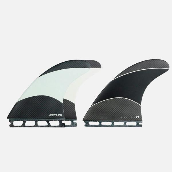 Deflow Surf Deflow Fusion Thruster fins - White - single tab - M