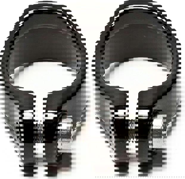 Awe 6061 Alloy Lightweight Seat Clamp & Bolt 31.8mm Diameter Black