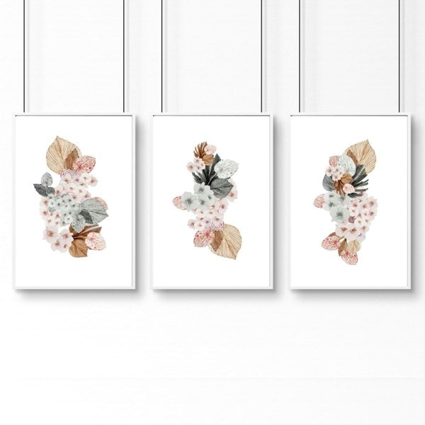 Colorful painting for wall | set of 3 wall art prints for office