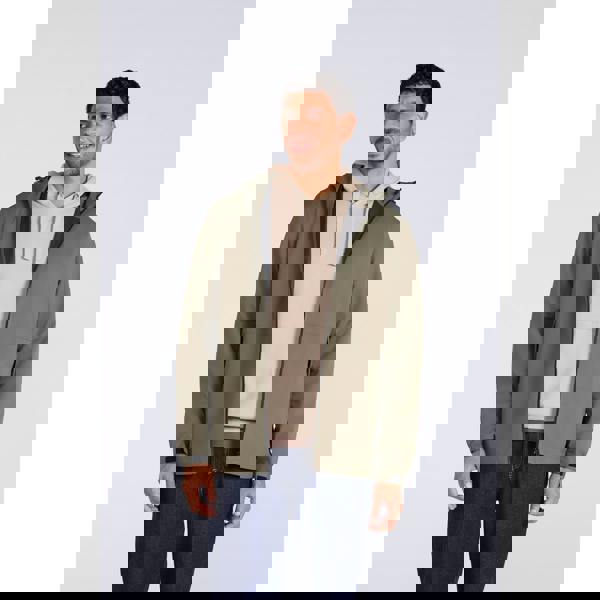 Animal Mens Pace Packable Waterproof Jacket - Dark Khaki - 