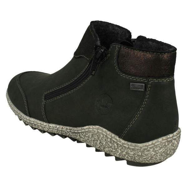 Rieker Ladies Rieker Warm Lined Rieker-Tex Ankle Boots L7551