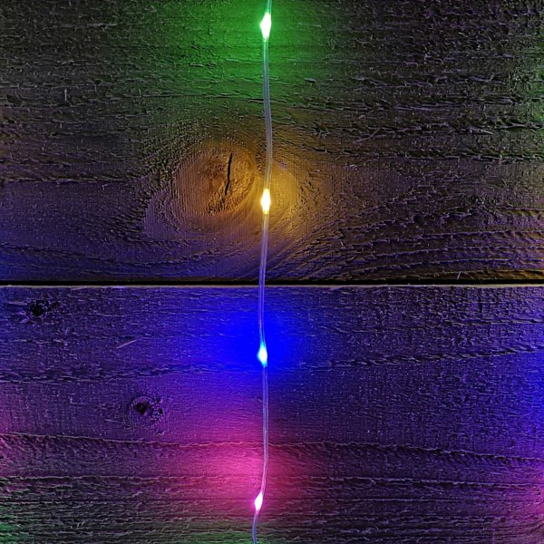 Samuel Alexander 2.1m 300 LED Indoor Outdoor Party Curtain Christmas Lights in Multi-Coloured