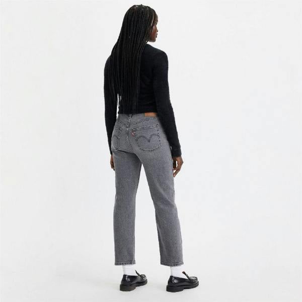 Levis Womens/Ladies 501 Straight Leg Ankle Grazer Jeans - Hit The Road - 