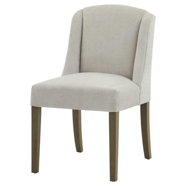 Wyld Haus Olargues Soft Grey Upholstered Dining Chair Pared Back