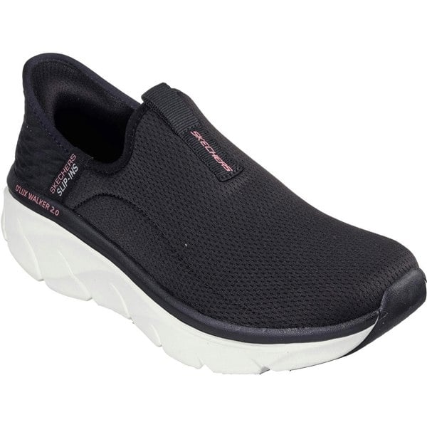 Skechers D'Lux Walker 2.0 Women's Trainers in Black/Pink