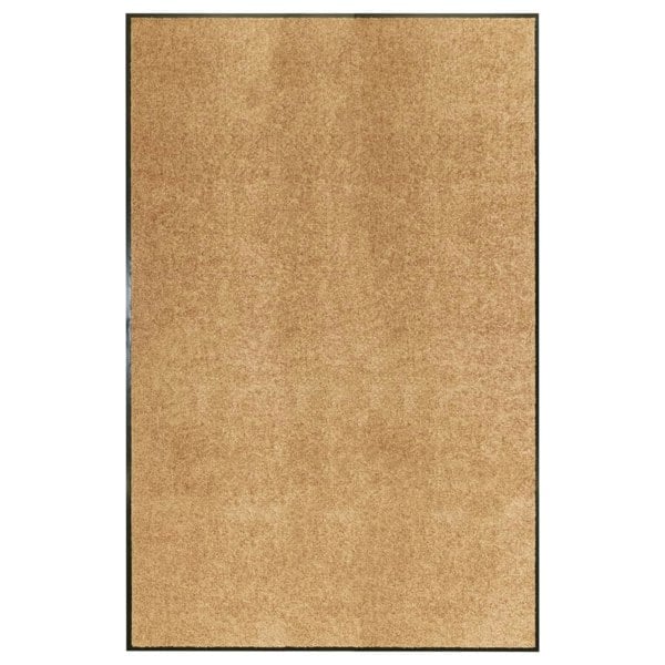 Berkfield Doormat Washable Cream 120x180 cm