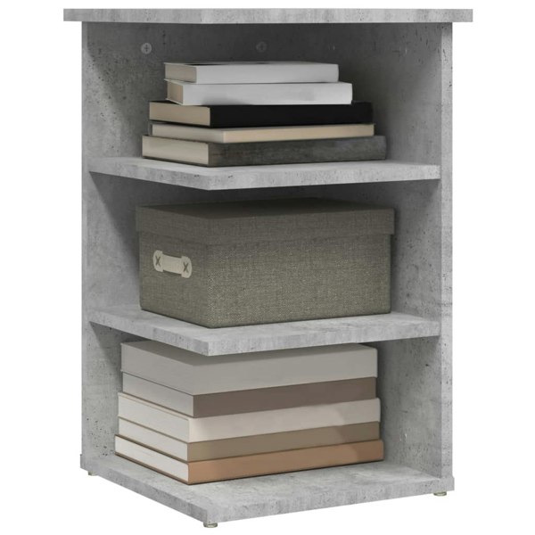 Berkfield Side Cabinet Concrete Grey 35x35x55 cm Engineered Wood