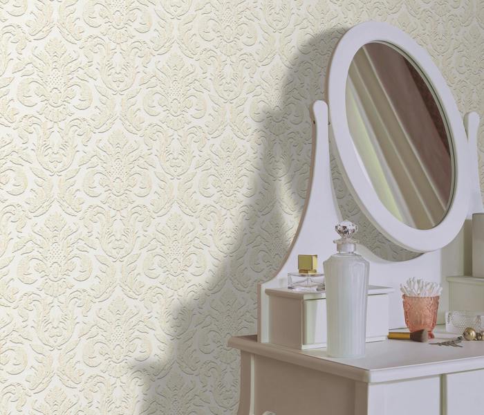 Sandringham   - Blown vinyl in beige