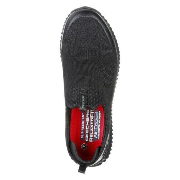 Skechers Workwear Cessnock Textile Men's Black Trainers