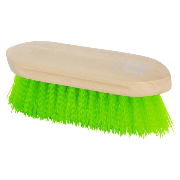 Imperial Riding Wooden Horse Dandy Brush - Neon Green