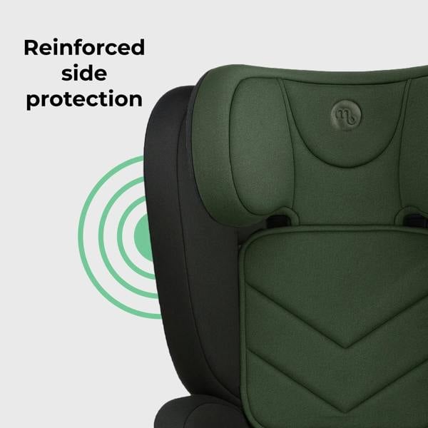 My Babiie MBCS23 High-Back Booster R129 Car Seat with ISOFIX - Forest Green