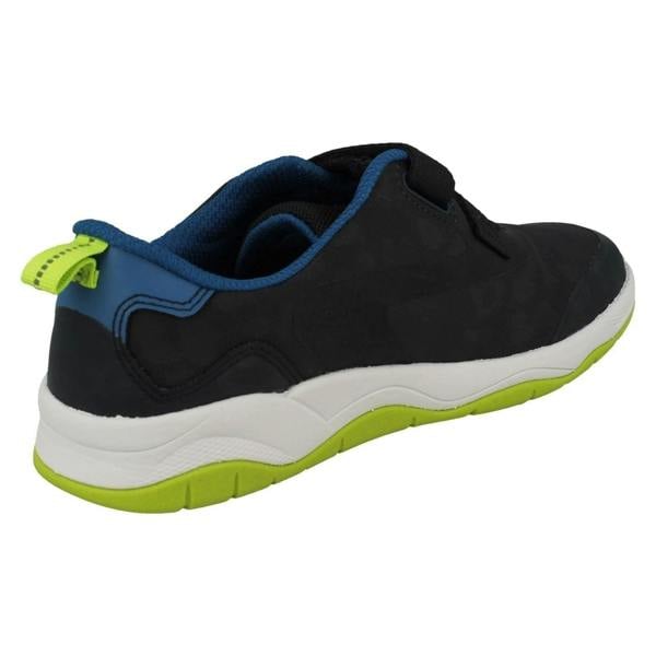 Clarks Childrens PLAY PRINTS By Clarks Big Cat Detailed Trainers Clowder Race