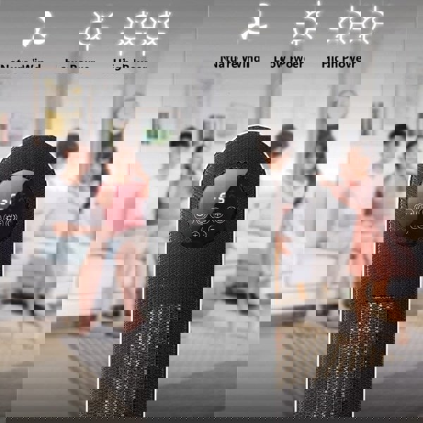 2ft H White Digital PTC Ceramic Heater with Remote Control Freestanding Patio Heaters Living and Home