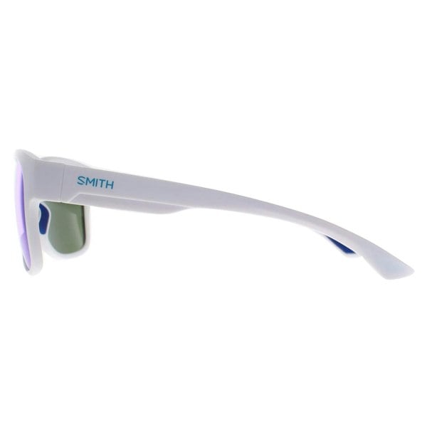 Smith Sunglasses Holiday 6HT Z0 Matte White Blue Mirror