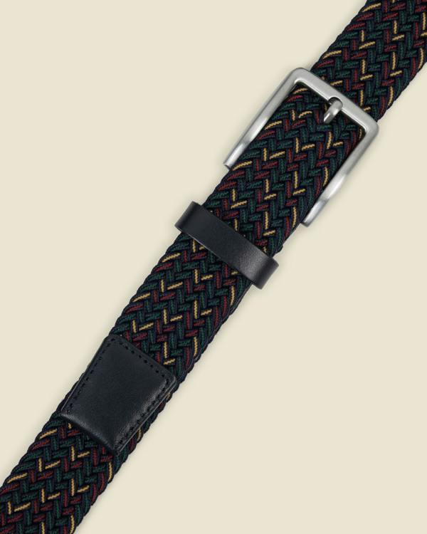 Larsson & Co Dalripa - Multi-Coloured Elastic Woven Stretch Belt