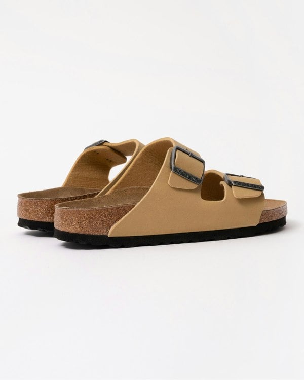 Birkenstock Arizona Birkibuc Womens Sandals - Birkibuc Latte Cream