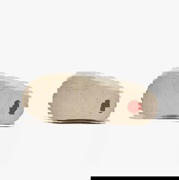 FitFlop CHRISSIE II HAUS e01 Womens Felt Slippers Ivory