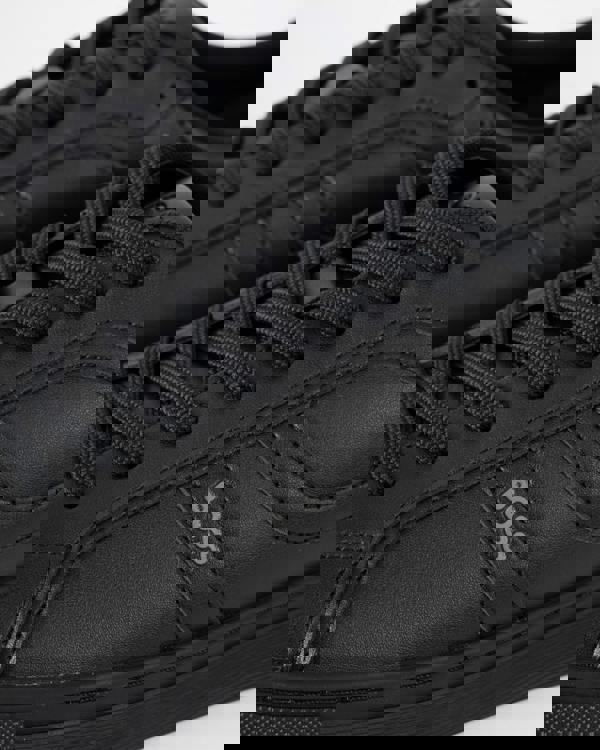 BOSS Orange Mens Rhys Trainers in Faux Nappa Leather - Black 005