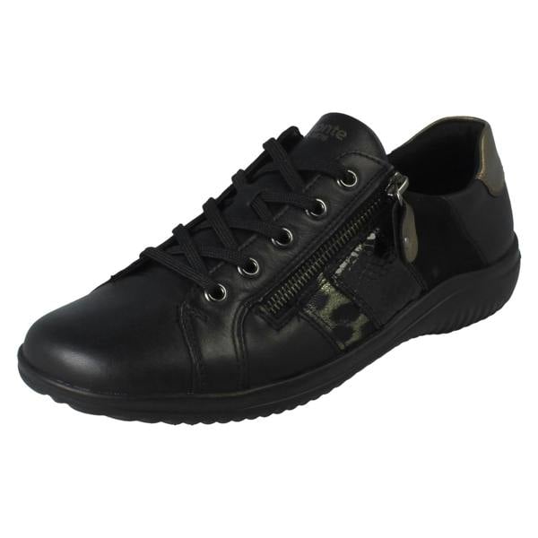 Remonte Ladies Remonte Lace and Zip Fastening Casual Trainer Shoes D1E00