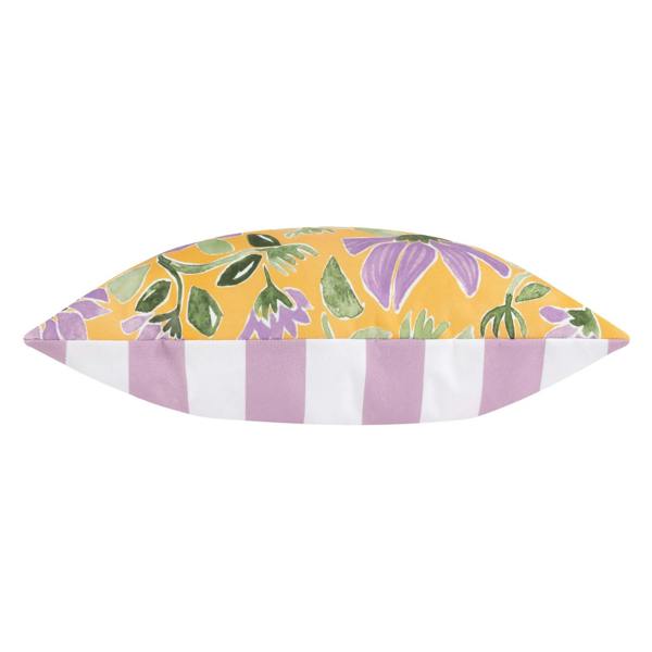 Wylder Flowers Outdoor Cushion Cover - Yellow/Lilac - 
