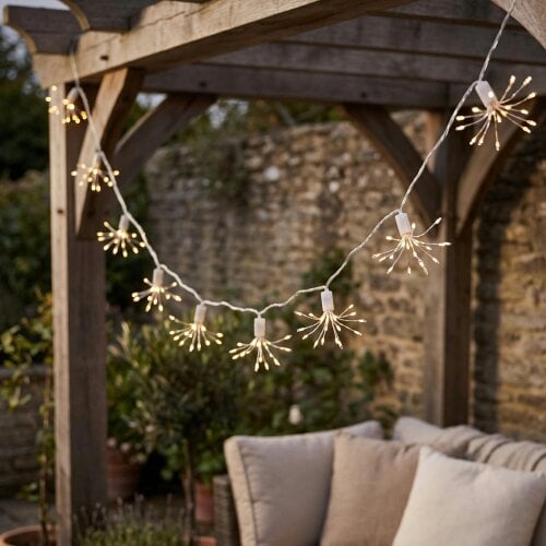 Gardenwize 10-Piece Solar String Lights – 2m Solar Starburst LED Lights