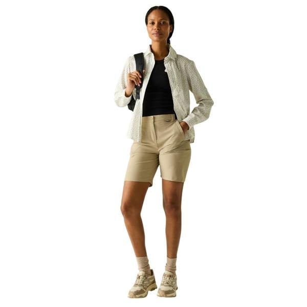 Regatta Womens/Ladies Petal Anti-Insect Long-Sleeved Travel Shirt - Barely White - 