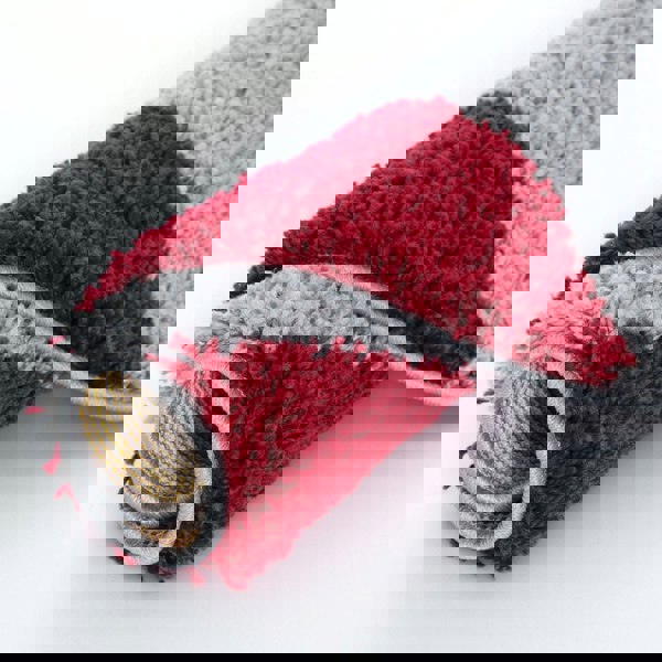 Myshaggy Geometric Red Rug