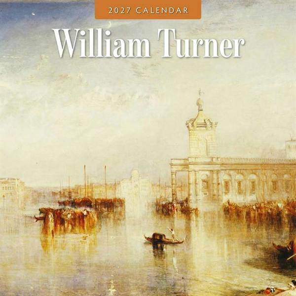William Turner Calendar 2027, Wall Calendars, Month To View, Art, Gift