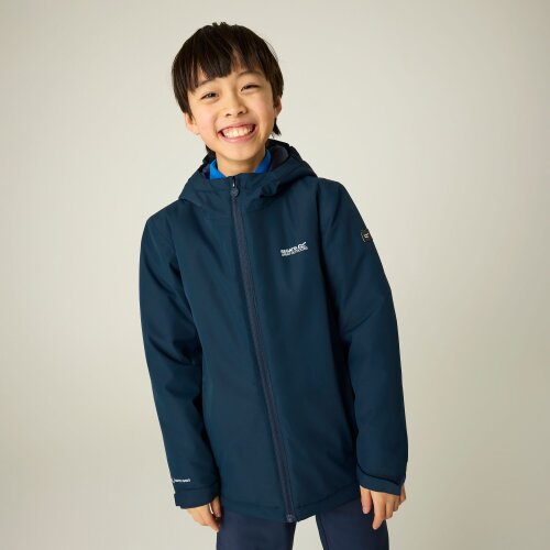 Regatta Kids Hurdle Insulated Waterproof Jacket - Navy