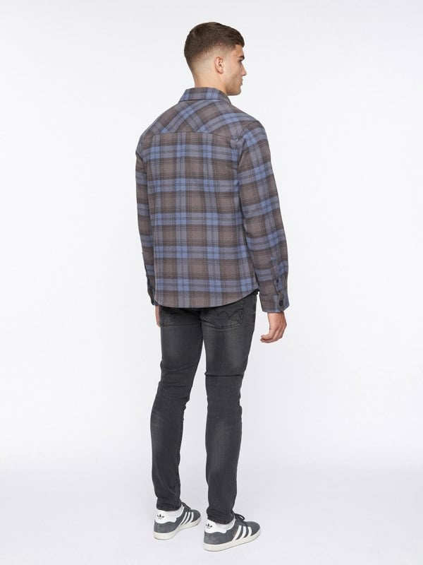 Duck and Cover Willington Overshirt Blue Check