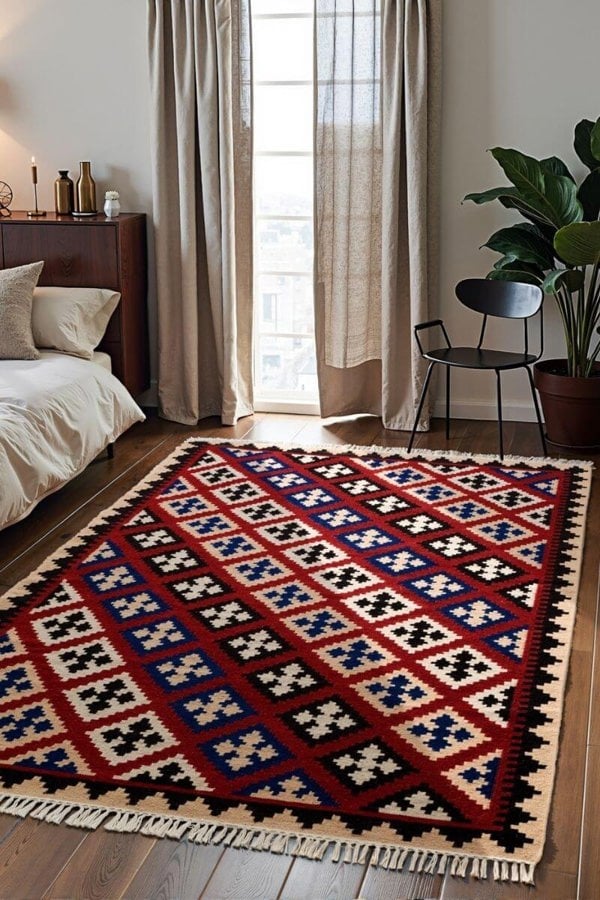 The Rugs Kamal Kelim Rug – Handwoven Afghan Design Rug
