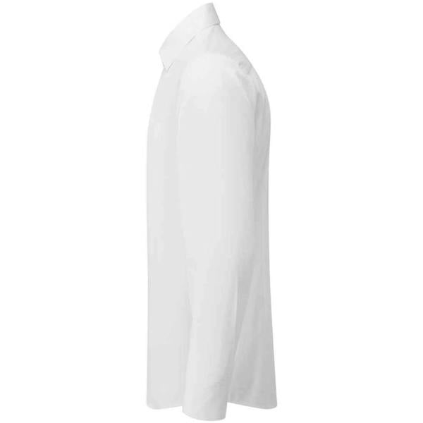 Premier Mens Recyclight Poplin Long-Sleeved Shirt - White