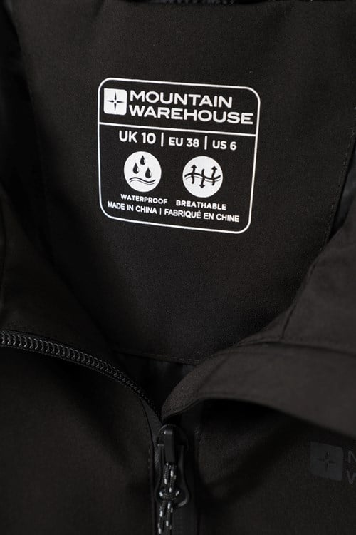 Mountain Warehouse Womens/Ladies Vancouver II Waterproof Jacket - Black