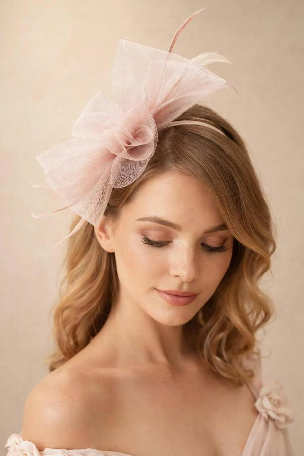 SVNX Knot Feather Fascinator