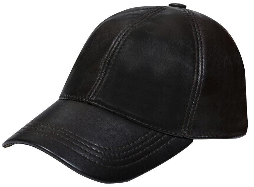 Infinity Leather Mens Womens Real Nappa Leather Adjustable Golf Snapback Plain Baseball Cap Hat