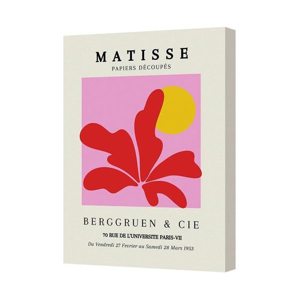 Benjamin Tate Design Matisse Papiers Decoupes Canvas Berggruen Cie Exhibition Poster 1953