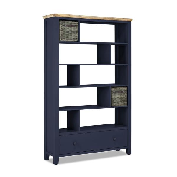 Statement Furniture Florence Room Divider Shelving Storage with Drawer, Fully Assembled