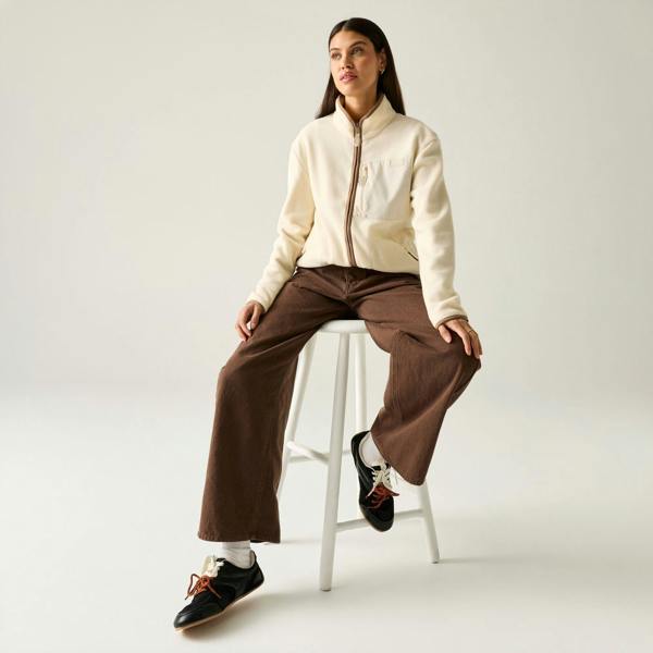 Regatta Womens/Ladies Frankie Full Zip Fleece - Light Vanilla/Mocha - 
