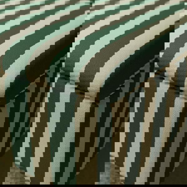 Rectangular storage bench with high-density foam and solid wood frame