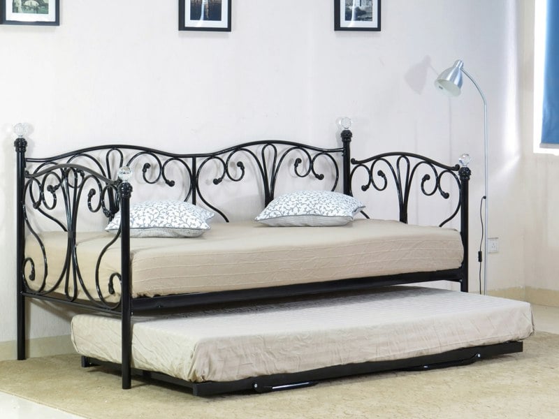 Comfy Living Christina Metal Day Bed - Transform Your Space with Versatile Elegance