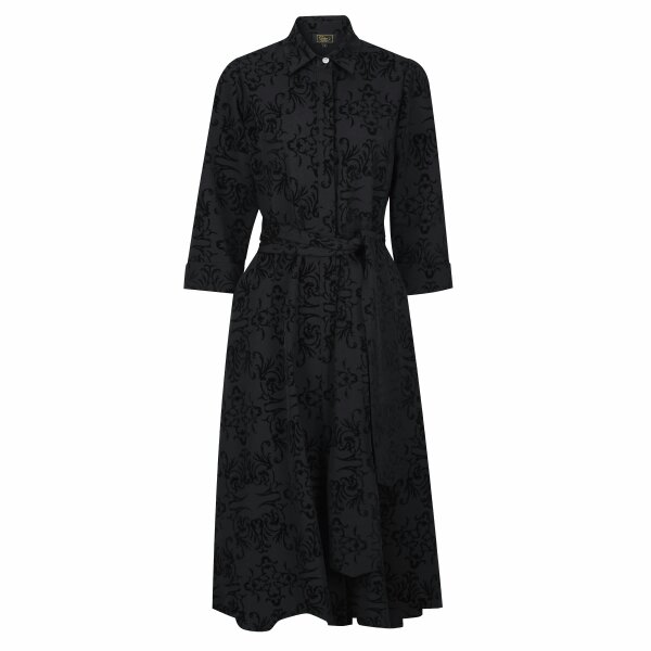 Lioness by TF Vintage Black Velvet Sleeved Dress