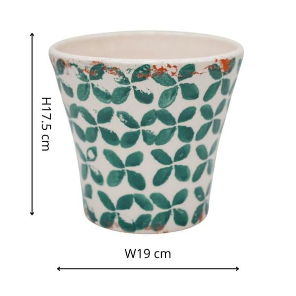 Ivyline Porto Tile Tapered Planter