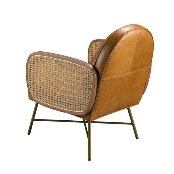 Angel Cerdá Brown Leather Armchair 5162