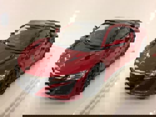 honda nsx valencia red pearl with modulo wheel 1:43 tsm 430261