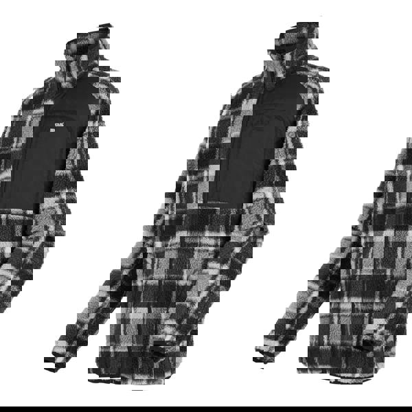 Regatta Mens Frankie Borg Fleece Jacket - Black/Grey - 