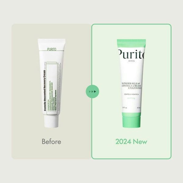 PURITO SEOUL Wonder Releaf Centella Cream Unscented  50ml